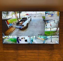 8  SECURITY CAMERAS CAMARAS DE SEGURIDAD💯Installed💯COLOR NITE VISION💯