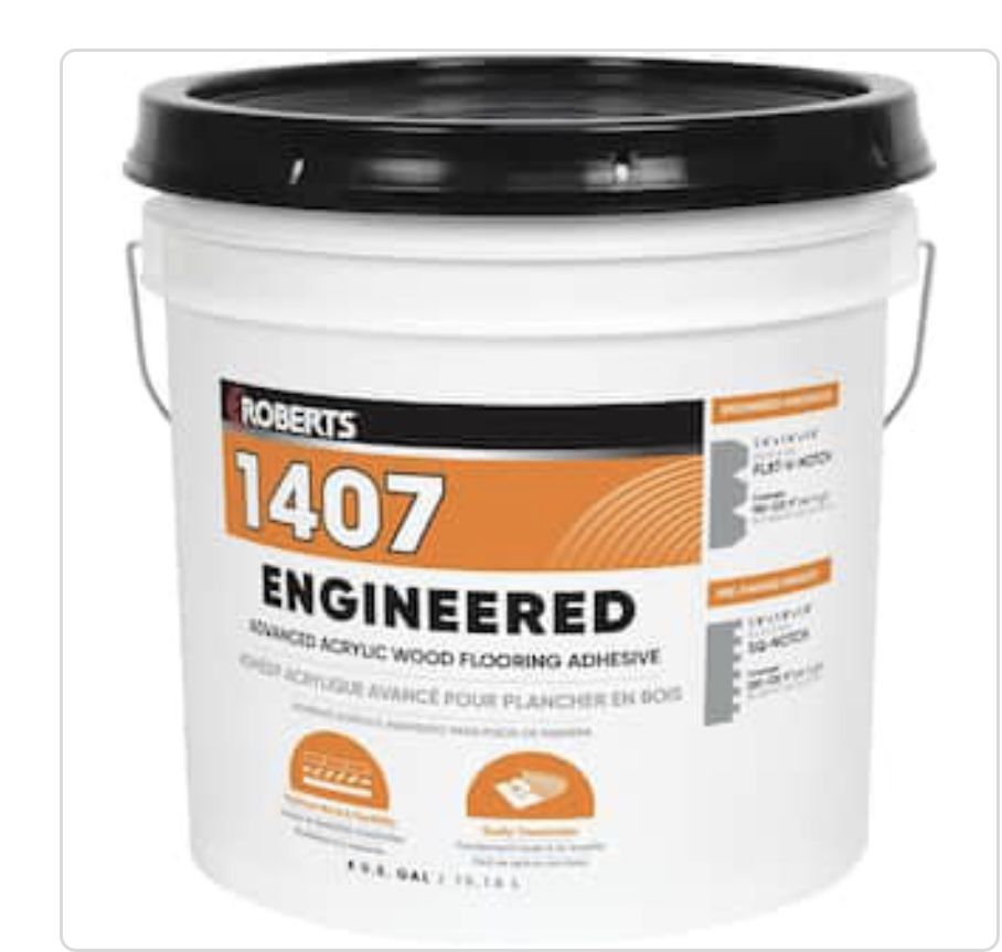 ROBERTS 1407 4 Gal. (16 qt.) Engineered Wood Flooring Adhesive