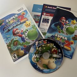 Super Mario Galaxy 2 (Nintendo Wii, 2010) Manual Video Game Case E-Everyone 