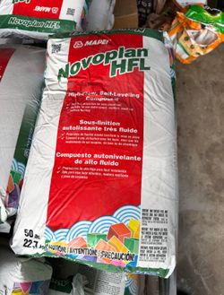 Self leveler, 50lb bags.