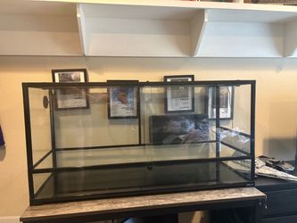 85 gallon sliding door reptile enclosure