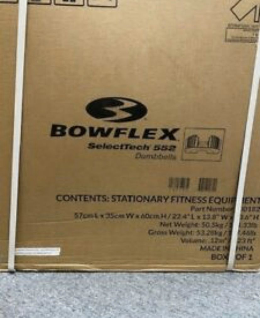 Bowflex Selecttech 552 Dumbbells