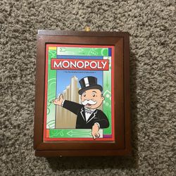 MONOPOLY Vintage Game Collection Wooden Bookshelf Edition (Pieces/Board Sealed)