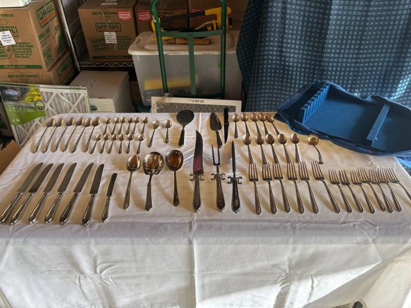 Hagerty Antique Sterling Silverware Set