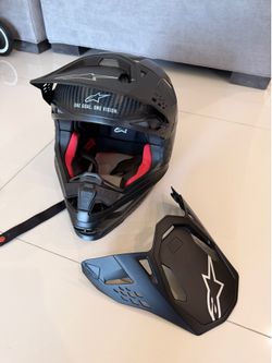 ALPINESTARS Supertech M10 Helmet -Matte  Black Carbon - Large