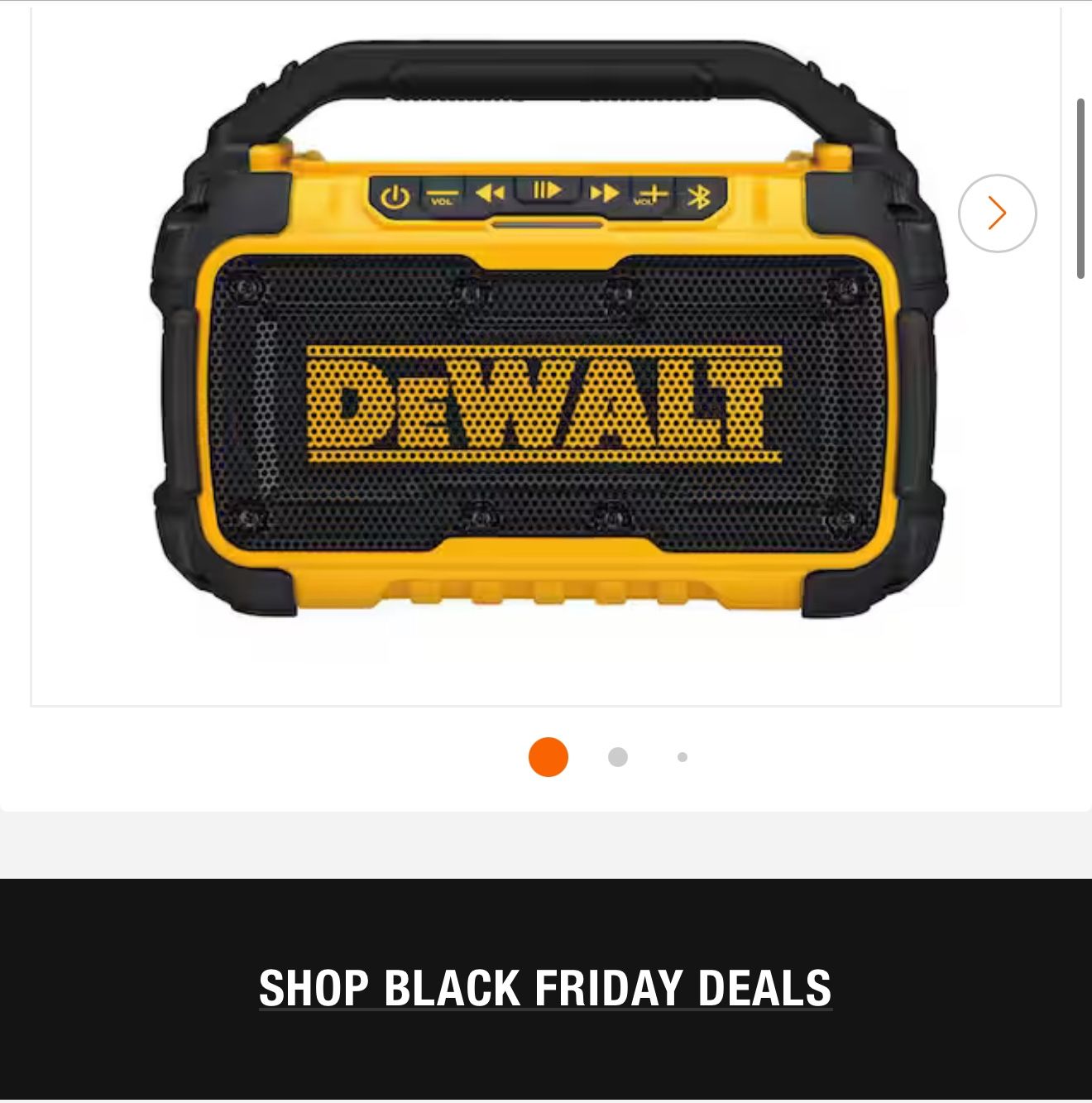 DeWalt 20v Bluetooth Radio