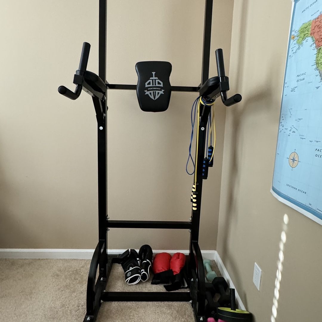 Sportsroyals Power Tower Pull Up Dip Station 