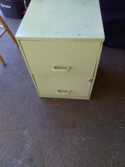 Filing Cabinet 2 Drawer With Key