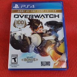 Overwatch PS4 Game