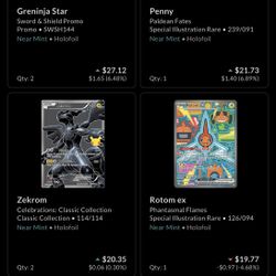 Pokemon TCG: Singles FS/FT (Eng/JP)