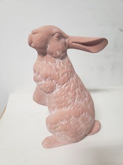 Pink Decorative Rabbit Figurine