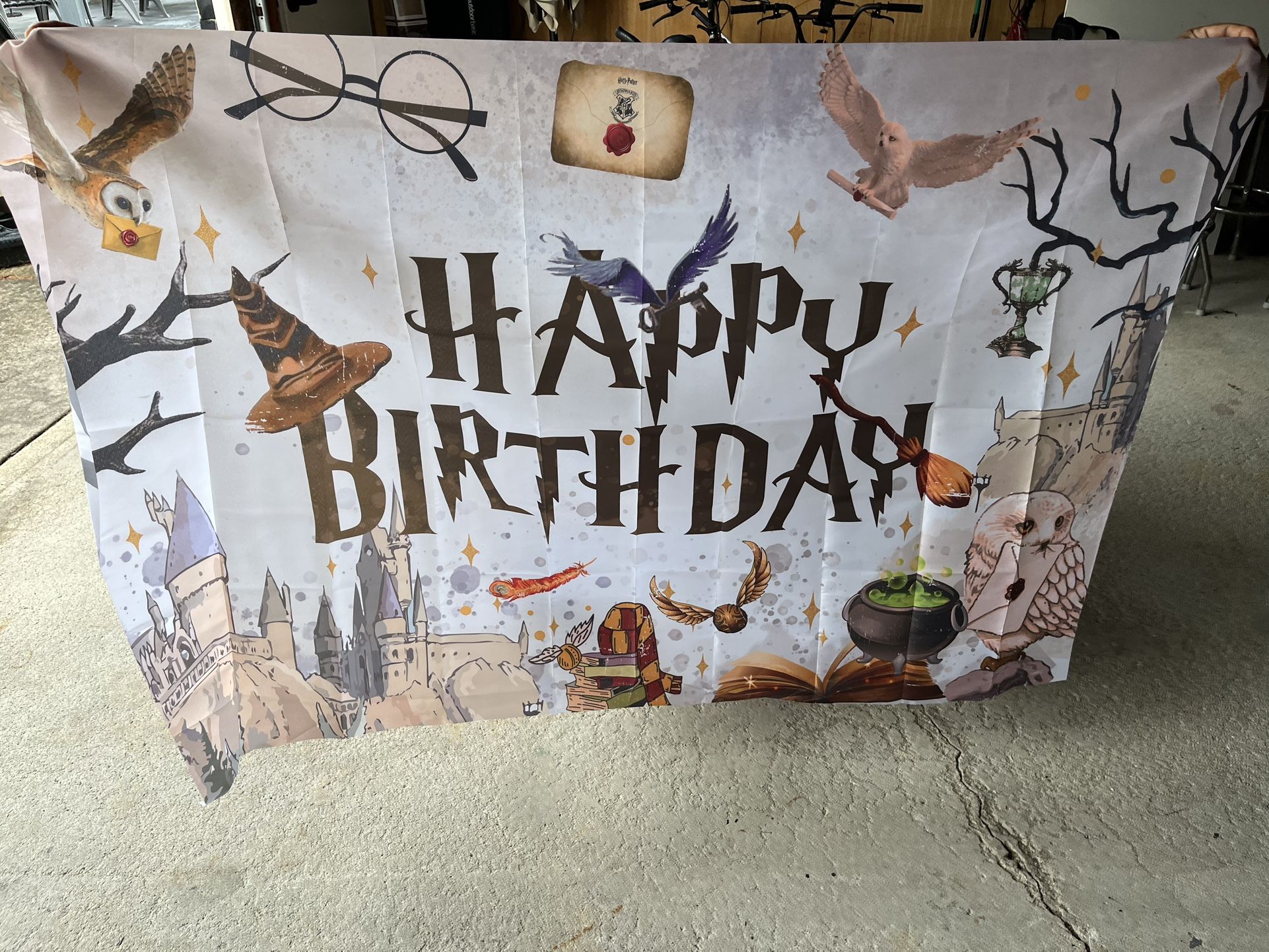Harry Potter Backdrop For Birthday Party 