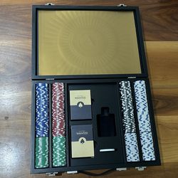 Azzaro Wanted Luxury Poker Set – Designer Case w/ Chips & Cards