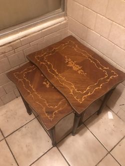 Matching Antique Pakistani Tables