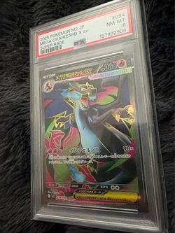 PSA 8 Mega Charizard X ex Japanese Pokemon Card