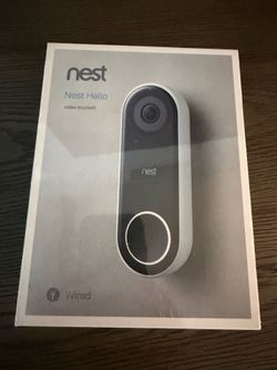 Google Nest Hello Video Doorbell (Wired) – NC5100US – New in Box – $60