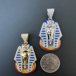 Moissanite King Tut Pendant Passes diamond tester 