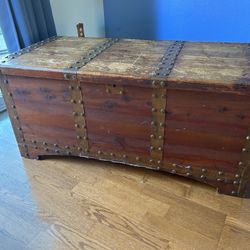 Cedar Chest Copper Vintage  Antique 