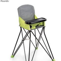 Baby gear: Portable high chair, portable playpen, Baby bullet