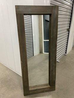 Brand New Designs Rustic Full Length Mirror / Floor Standing Mirror / Farmhouse Barn-wood Wall-Mounted