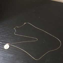 10K Gold Chain Virgin Mary