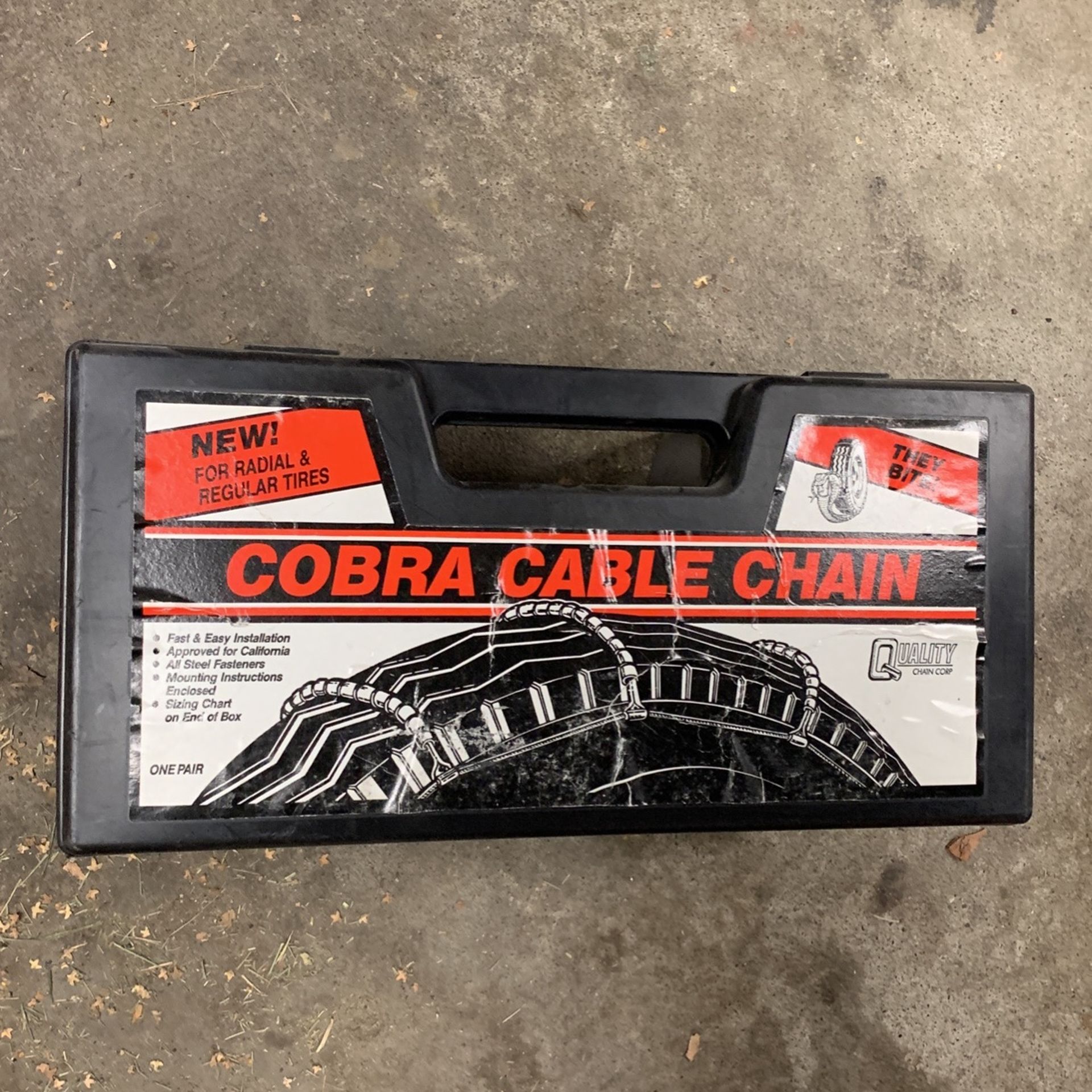 One Pair Cable Style Tire Chains