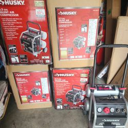 4.5 Gal. Portable Electric-Powered Silent Air Compressor