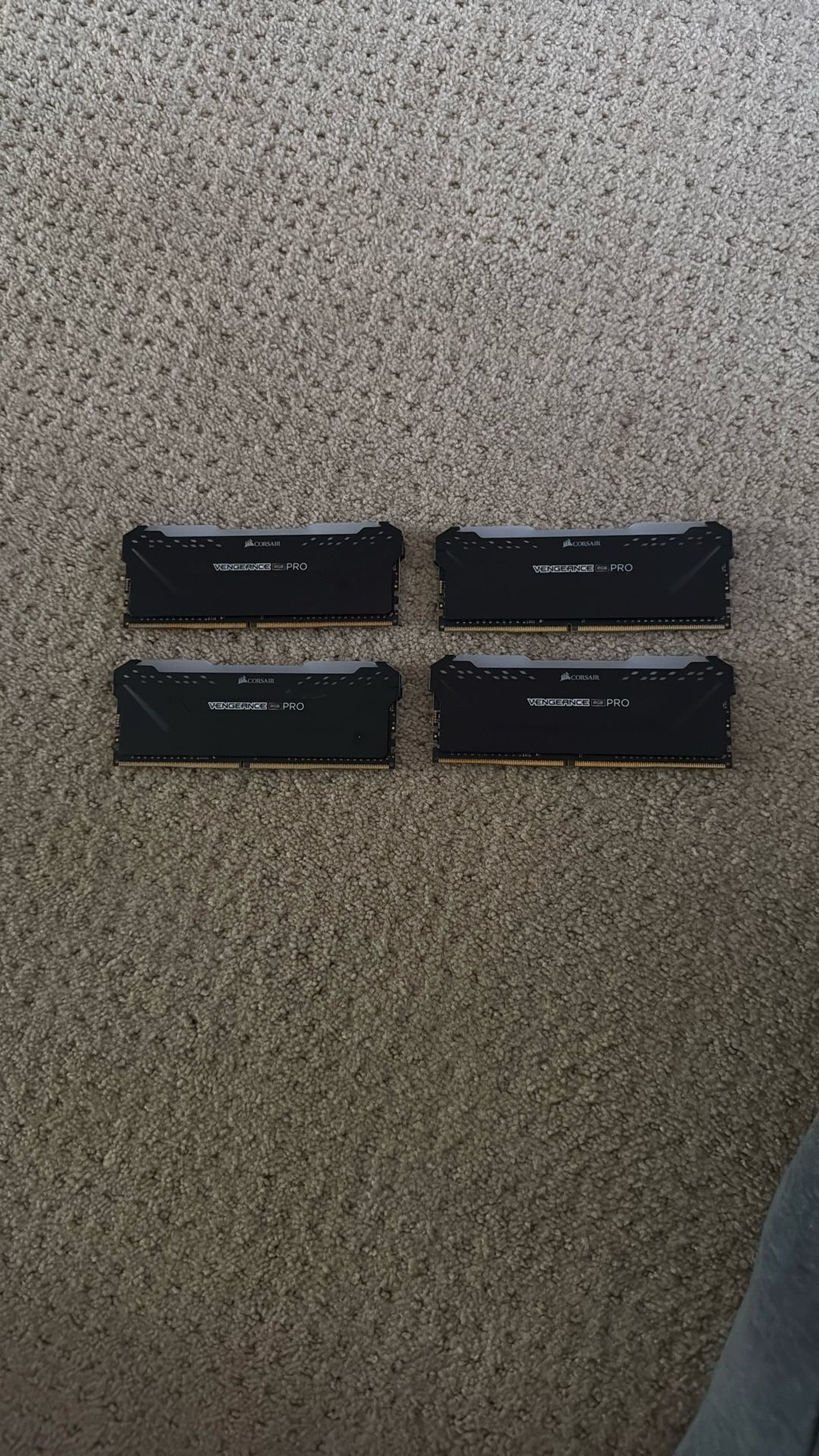 Corsair Vengance Pro Ram Sticks 4 x 8GB