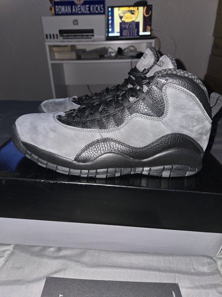 Air Jordan 10 Retro 'Shadow' 2018 Size 10.5M Brand New In OG Box