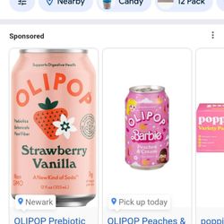 OliPop 12packs  Grape. Rootbeer. Cherry. Ridge Rush