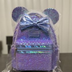 Loungefly Disney Minnie Mouse Sequin Celebration Mini Backpack