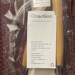 ChiaoGoo Wooden Knitting Needles New