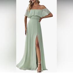 Sage Green Formal Dress 