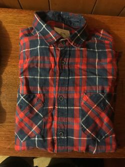 Zara red flannel