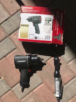1/2 “ impact wrench and 3/8” ratchet