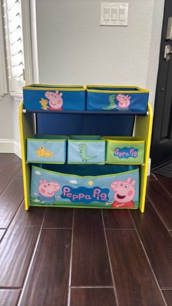 Peppa Pig Kids Toy Storage Organizer