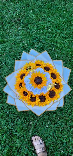Eternal Bouquets/ribbon Roses