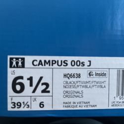 BIG KIDS' ADIDAS ORIGINALS CAMPUS 00S CASUAL SHOES