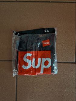 Black Supreme Socks (2 pair)