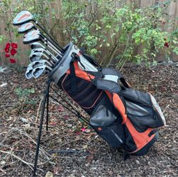 Alien AG7 golf set (Driver+3w+3&4 hybrid+5i-pw+sw+lw+putter+stand bag)