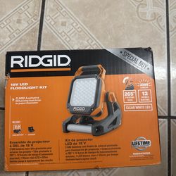 RIDGID Work Light Kit with a 2.0 Ah Battery and Charger