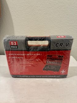 CR-V 53 Piece 1/4" Drive Socket Set