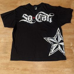 Vintage Y2K SoCal no fear T-shirt two XL