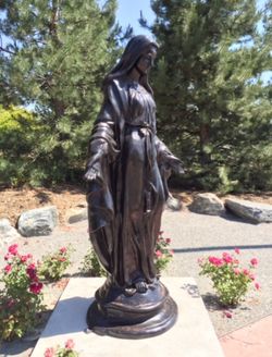 Aluminum Virgin Mary Statue – Garden & Indoor/Outdoor Décor