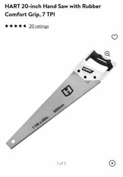HART 20 Inch Hand Saw $10