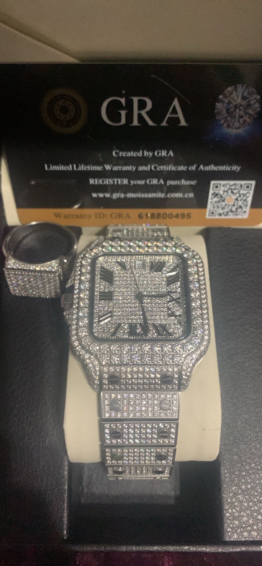 Vs1 D Color Moissanite Watch