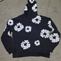 Black Denim Tear Hoodie