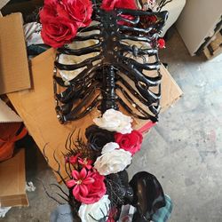 Skeleton Flowers Decoration