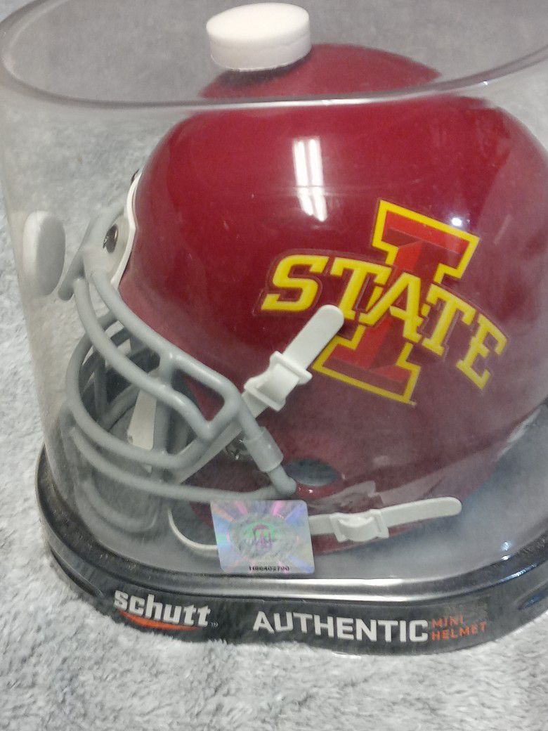 Iowa State Mini Helmet Schutt Brand New Great For Autographs
