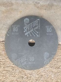 7" round sand paper for sander..  20 pcs.